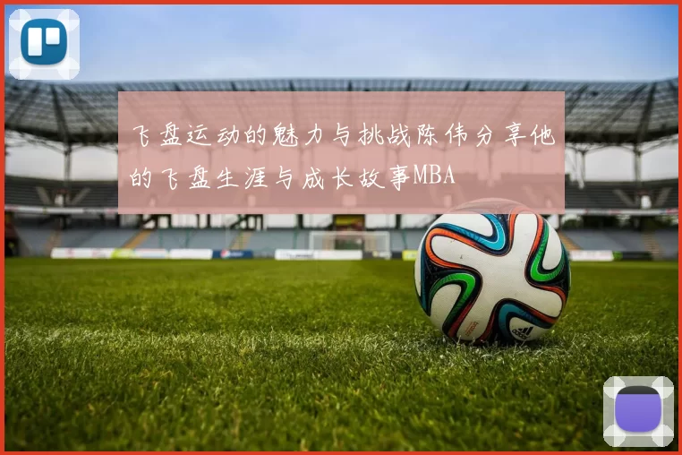 飞盘运动的魅力与挑战陈伟分享他的飞盘生涯与成长故事MBA